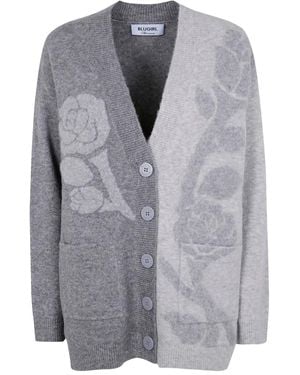 Blugirl Blumarine Cardigan Con Decorazione - Grigio