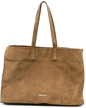 GIMAGUAS Suede Tote Bag - Natural