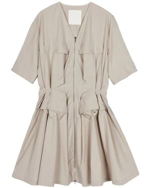 JNBY Drapiertes Kleid - Natur