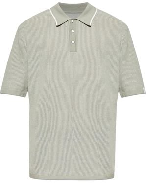 Rag & Bone Jersey Polo Shirt - White