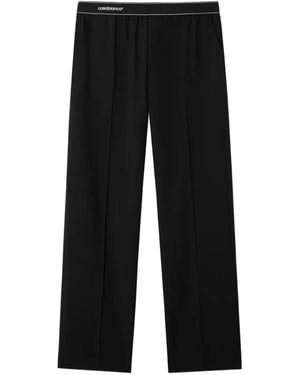 CASABLANCA Wool Sports Trousers - Black