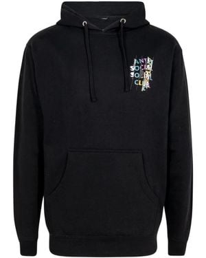 ANTI SOCIAL SOCIAL CLUB Felpa Dissociative Con Cappuccio - Blu