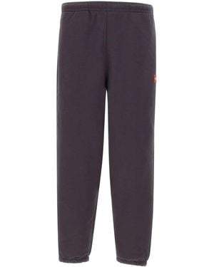 The North Face Logo-Patch Elasticated-Cuff Track Trousers - Blue