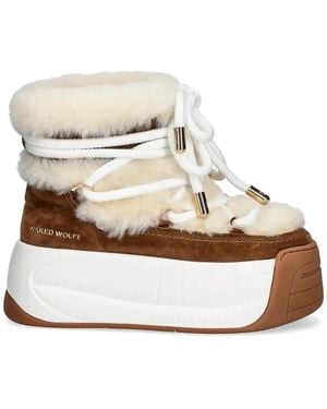 Naked Wolfe 70Mm Darling Boots - Natural