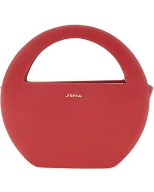 Sofia Mini Sac À Main Edda Rond - Rouge