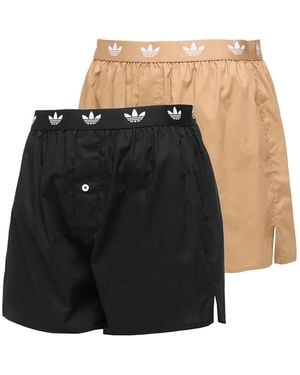 adidas Twee Boxershorts Met Logoband - Zwart