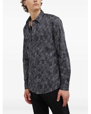 DRYKORN Spotted-Print Shirt - Grey