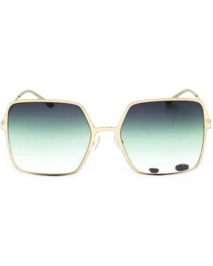 Isabel Marant Lunettes De Soleil À Monture Géométrique Oversize - Green