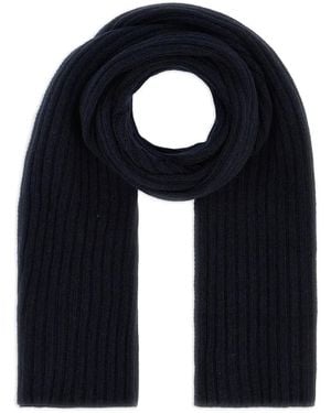 Peuterey Ribbed-Knit Scarf - Blue