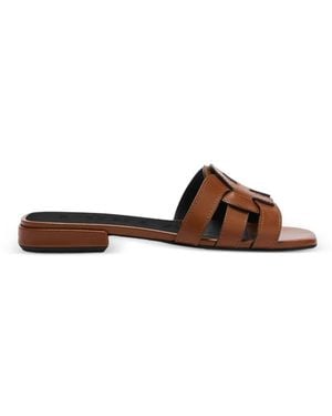 Furla Polyester Summer Sandals T.10 - Brown