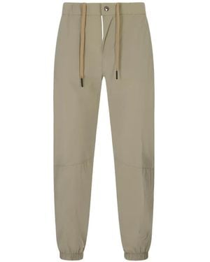 KIRED Drawstring-Waist Track Trousers - Natural