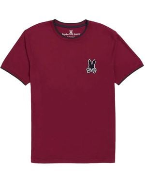 Psycho Bunny Cotton T-Shirt - Red