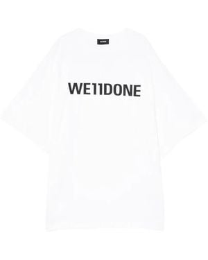 we11done Logo T-Shirt - White