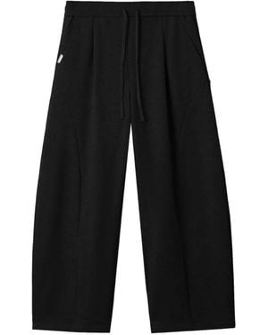 FIVE CM Pleated Drawstring Pants - Black