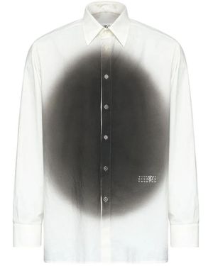 MM6 by Maison Margiela Spray Print Shirt - Grey