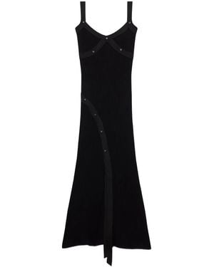 Gcds Button Strap Dress - Black