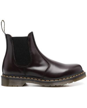 Dr. Martens レザーブーツ - レッド