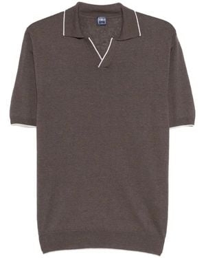 Fedeli V-Neck T-Shirt - Grey