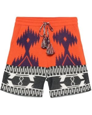 Alanui Icon Bermudas - Rot