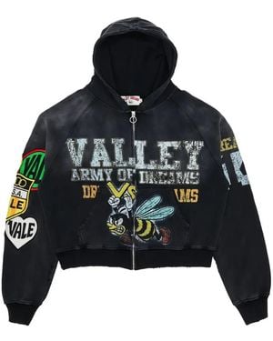 VALE FOREVER Kapuzenjacke Mit Reißverschluss - Schwarz