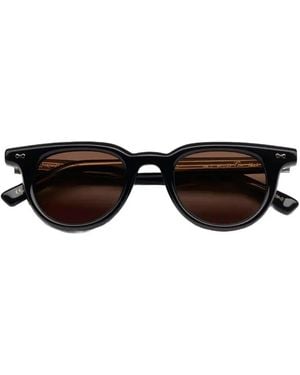 Chimi Ciro Geometric-Frame Sunglasses - Black