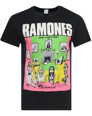 MadeWorn Ramones Graphic T-Shirt - Black