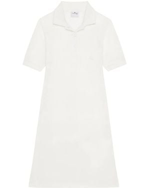Courreges Polo Collar Dress - White