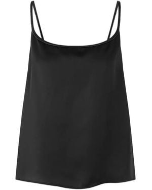 Marc Cain Spaghetti Straps Top - Black