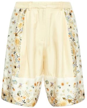 Munthe Short Fabiane En Soie - Neutre