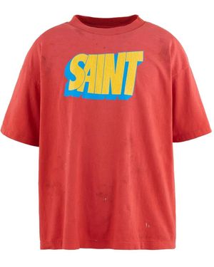 SAINT Mxxxxxx Cotton T-shirt - Red