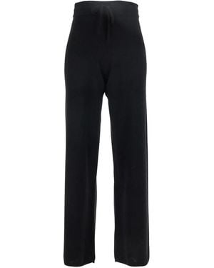 SOLOCASCMIR Drawstring-Waist Pants - Black