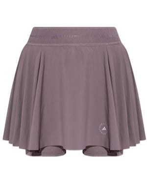 adidas By Stella McCartney Pleated Mini Skorts - Purple