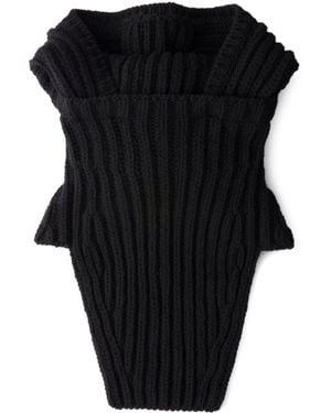 Prada Hooded Neck Warmer - Black