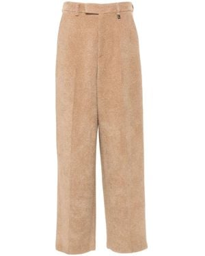 GIUSEPPE DI MORABITO Logo-Plaque Trousers - Natural