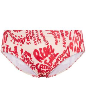 DSquared² Costume Da Bagno Con Stampa - Rosa