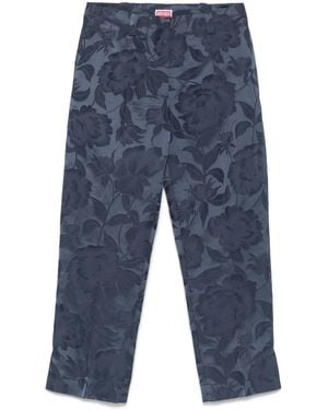 KENZO Peonies Trousers - Blue