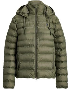 Polo Ralph Lauren Piumino Con Cappuccio - Verde