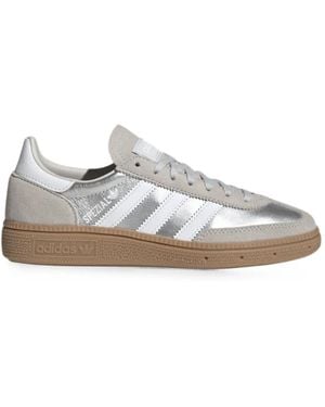 adidas Handball Spezial Round-Toe Low-Top Sneakers - White