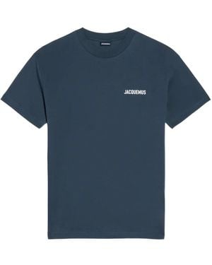 Jacquemus Cotton T-Shirt - Blue