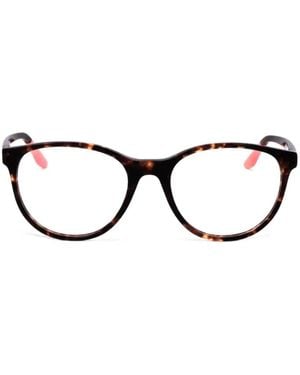 Under Armour Ua 5020 Tortoiseshell-Effect Round-Frame Glasses - Black