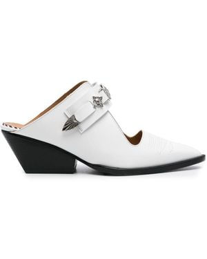 Toga 60Mm Embellished Mules - White