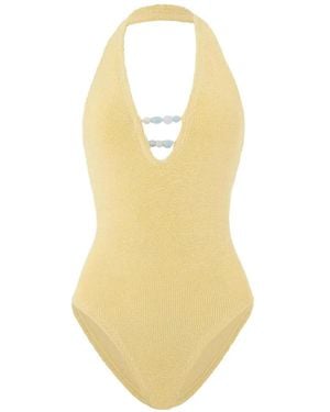 Hunza G Adriana Swimsuit - Metallic
