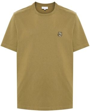 Maison Kitsuné Fox Patch T-Shirt - Green