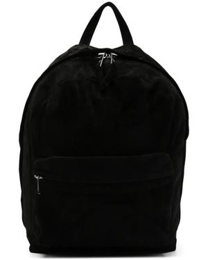 Giorgio Brato Mochila Con Paneles De Ante - Negro
