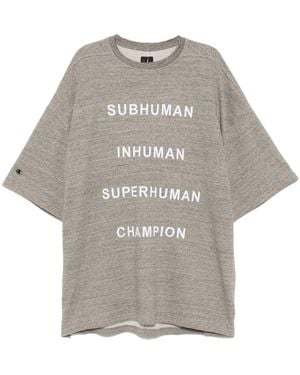 Rick Owens X Champion Tommy Tシャツ - グレー