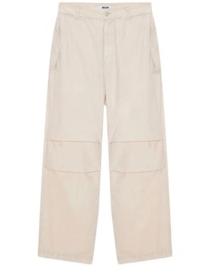 MSGM Welt-pocket Trousers - White