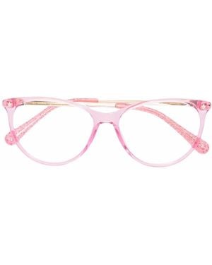 Chiara Ferragni ラウンド眼鏡フレーム - ピンク