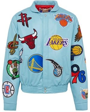Jeff Hamilton X NBA Collage Jacke - Blau