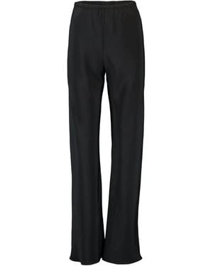 Peter Cohen Silk Trousers - Black