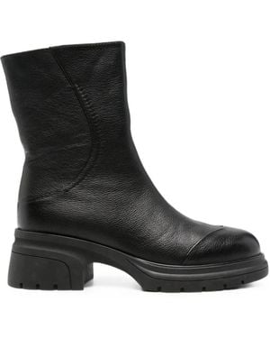 Linda Baumann Block-Heel Ankle Boots - Black